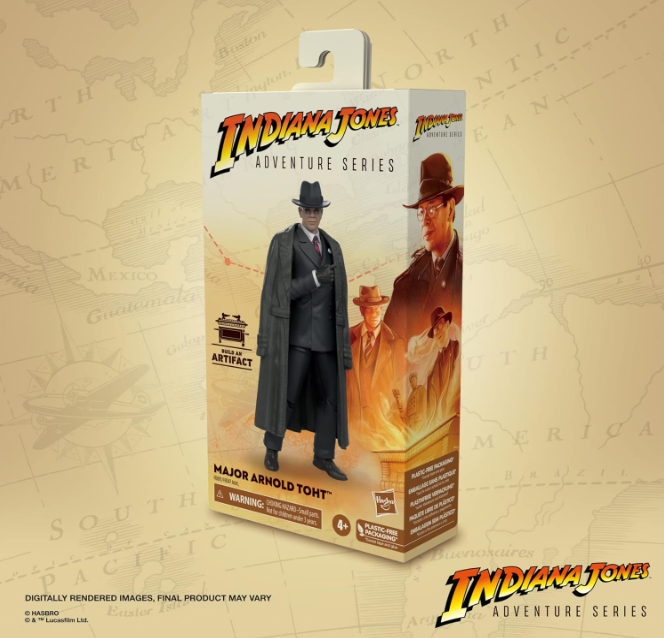 Indiana Jones Adventure Series Major Arnold Toht Action Figure, alternate view