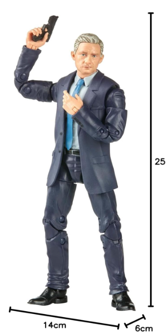 Marvel Legends Series Everett Ross 6" Action Figure, close-up detail