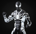 Hasbro Marvel Legends Series Future Foundation Spider-Man (Stealth Suit) 6 Inch Action Figure, close-up detail
