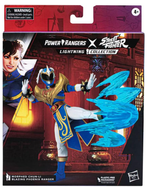 Power Rangers x Street Fighter Lightning Collection Blazing Phoenix Chun-Li *Exclusive, side angle