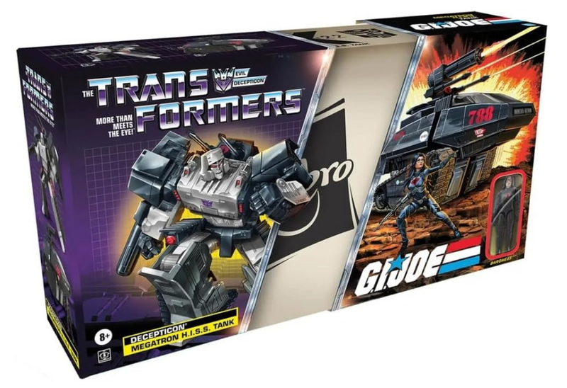 Transformers Collaborative G.I. Joe Mash-Up Megatron H.I.S.S. Tank and Baroness