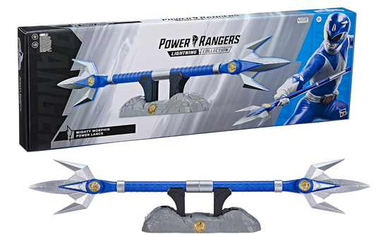 Power Rangers Lightning Collection Mighty Morphin Blue Ranger Power Lance