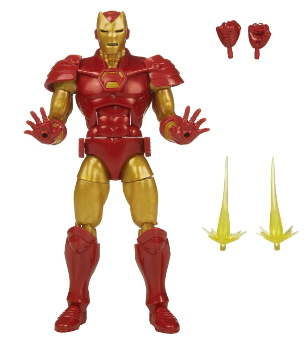 Marvel Legends Series Marvel Comics Iron Man (Heroes Return) Action Figure, close-up detail