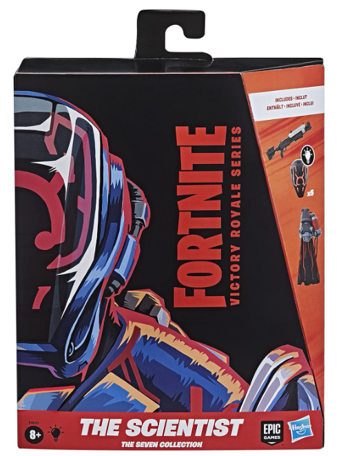 Hasbro Fortnite Victory Royale Series The Seven Collection: The Scientist, packaging shot