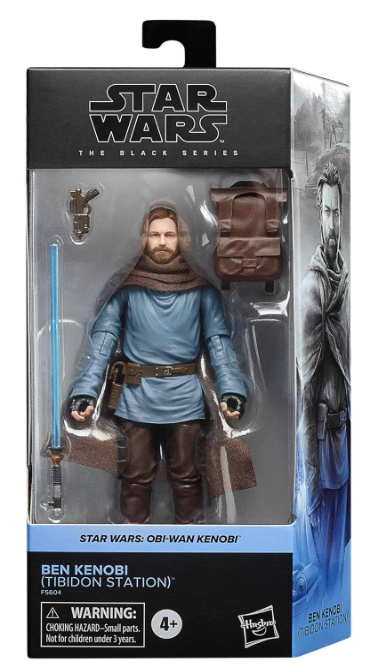 Star Wars The Black Series Obi-Wan Kenobi (Tibidon Station) 6" Action Figure *Exclusive, side angle