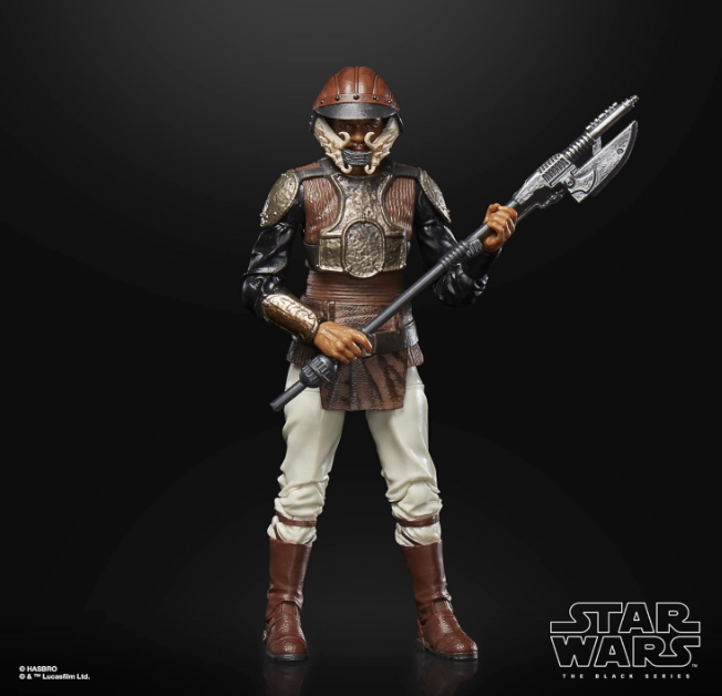 Star Wars The Black Series Archive Lando Calrissian (Skiff Guard), side angle