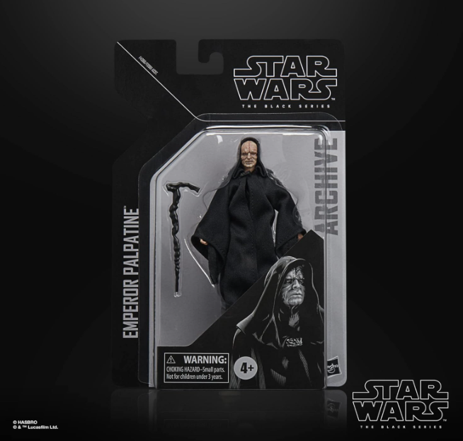 Star Wars Episode VI Black Series Archive Action Figure Emperor Palpatine, alternate view