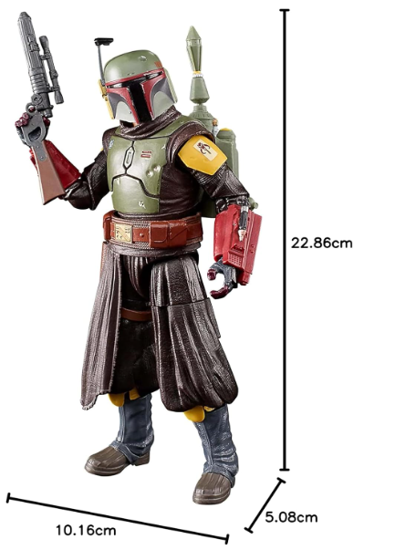 Hasbro Star Wars The Black Series Boba Fett (Throne Room), close-up detail