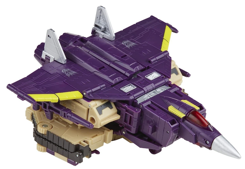Hasbro Transformers Generations Legacy Series Leader Blitzwing, side angle