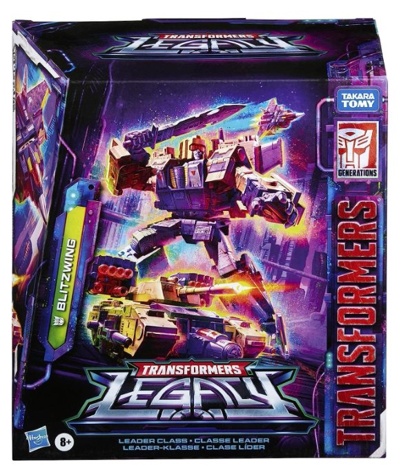 Hasbro Transformers Generations Legacy Series Leader Blitzwing, close-up detail