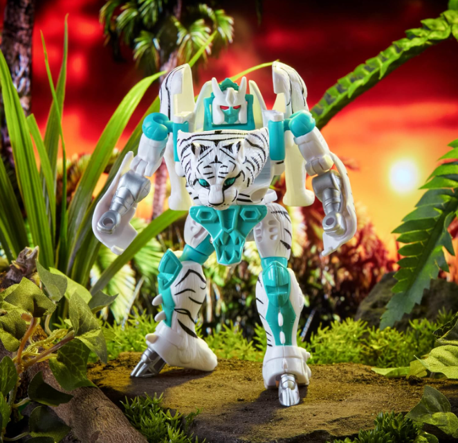Transformers Vintage Beast Wars Tigatron, side angle