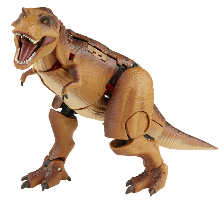 Transformers Collaborative: Jurassic Park Mash-Up - Tyrannocon Rex & Autobot JP93, side angle