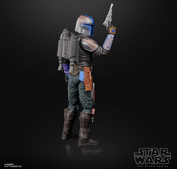 Hasbro Star Wars The Black Series Credit Collection The Mandalorian 6" Action Figure, rear view