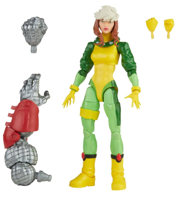 Hasbro Marvel Legends Series Rogue Action Figure, close-up detail