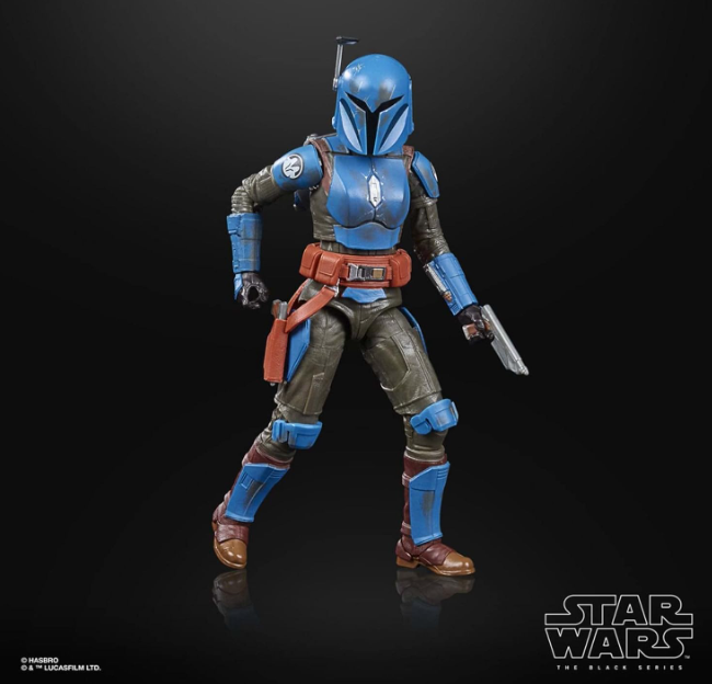 Star Wars The Black Series The Mandalorian Koska Reeves 6" Action Figure, rear view