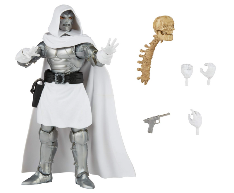 Hasbro Marvel Legends Series Dr. Doom Action Figure, in display
