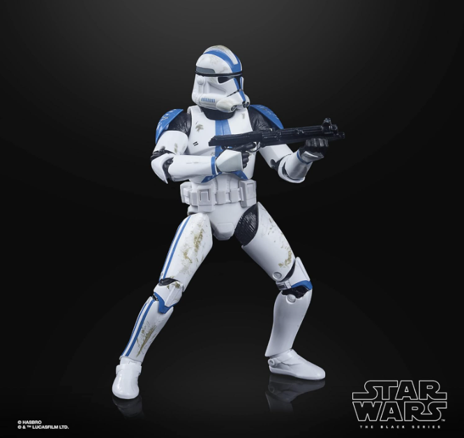 Hasbro Star Wars The Black Series Archive 501st Legion Clone Trooper, side angle