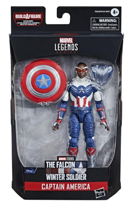 Hasbro Marvel Legends Series Avengers Captain America Sam Wilson 6" Action Figure, alternate view