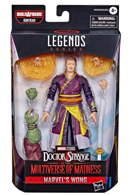 Hasbro Marvel Legends Series Marvel's Wong 6" Action Figure, in display