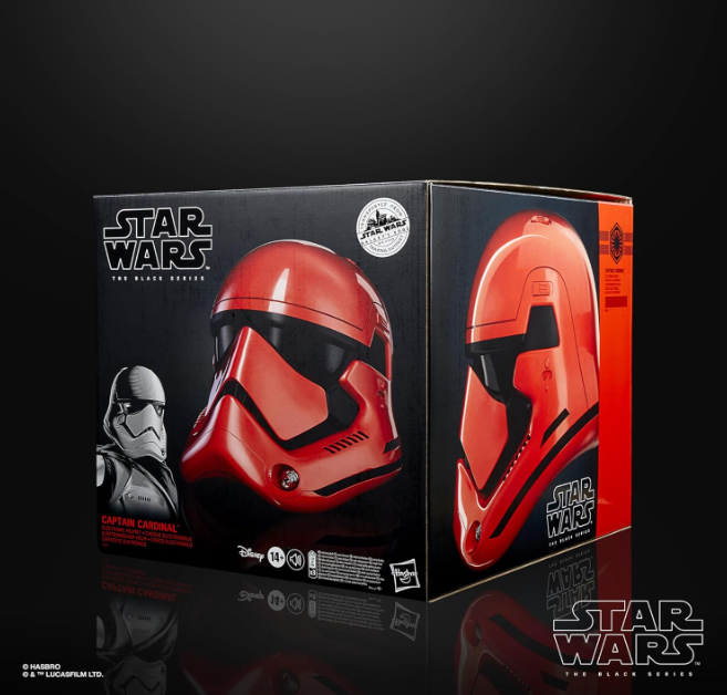 Star Wars The Black Series Galaxy’s Edge Captain Cardinal Electronic Helmet