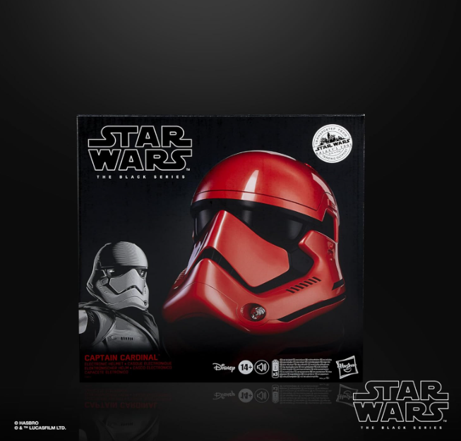 Star Wars The Black Series Galaxy’s Edge Captain Cardinal Electronic Helmet