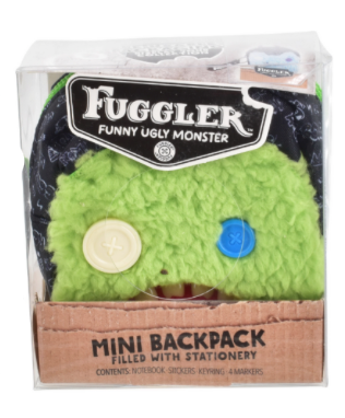Fuggler Mini Stationary Craft Set Backpacks, close-up detail