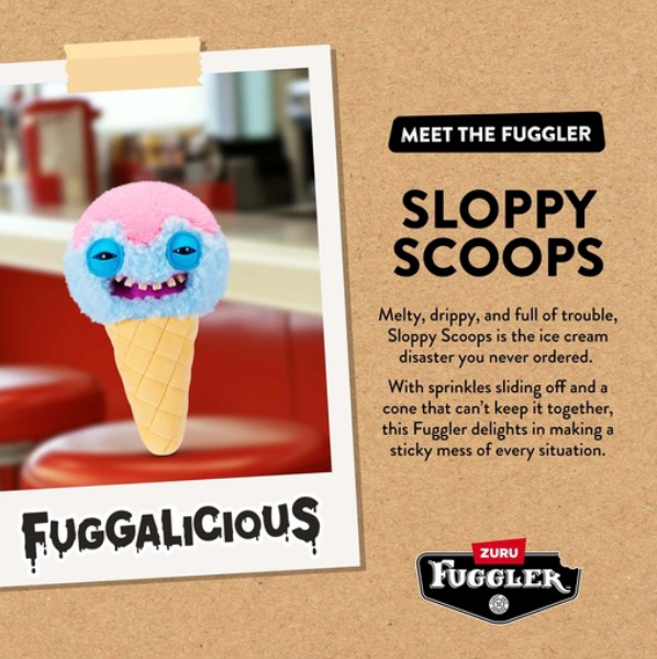 Fuggler Fuggalicious 9-Inch Plush, rear view