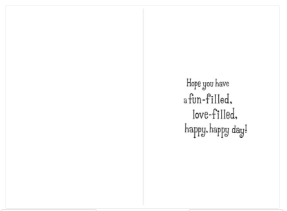 Disney Mickey Mouse "A Little Birthday Wish For You" Birthday Card
