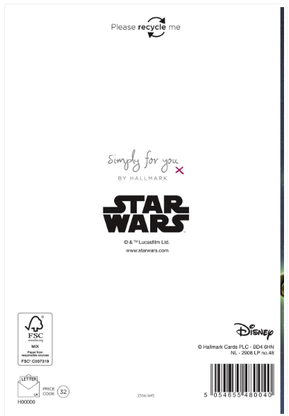 Star Wars Yoda "Your Birthday It Is" Birthday Card