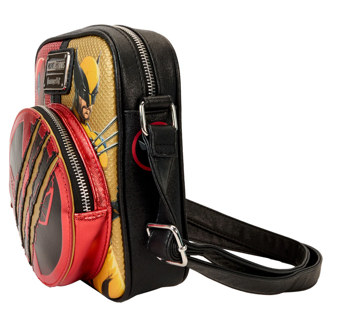 Deadpool & Wolverine Marvel Loungefly Crossbody Bag