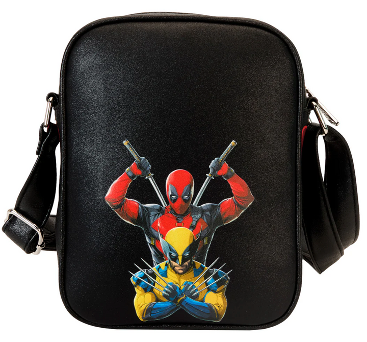 Deadpool & Wolverine Marvel Loungefly Crossbody Bag