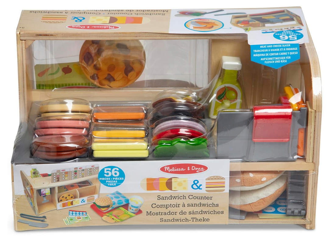 Melissa & Doug Slice And Stack Sandwich Counter Toy Shop