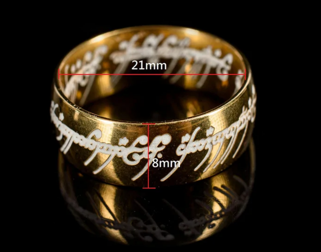 Official The Lord of the Rings One Ring Glow in the Dark Replica