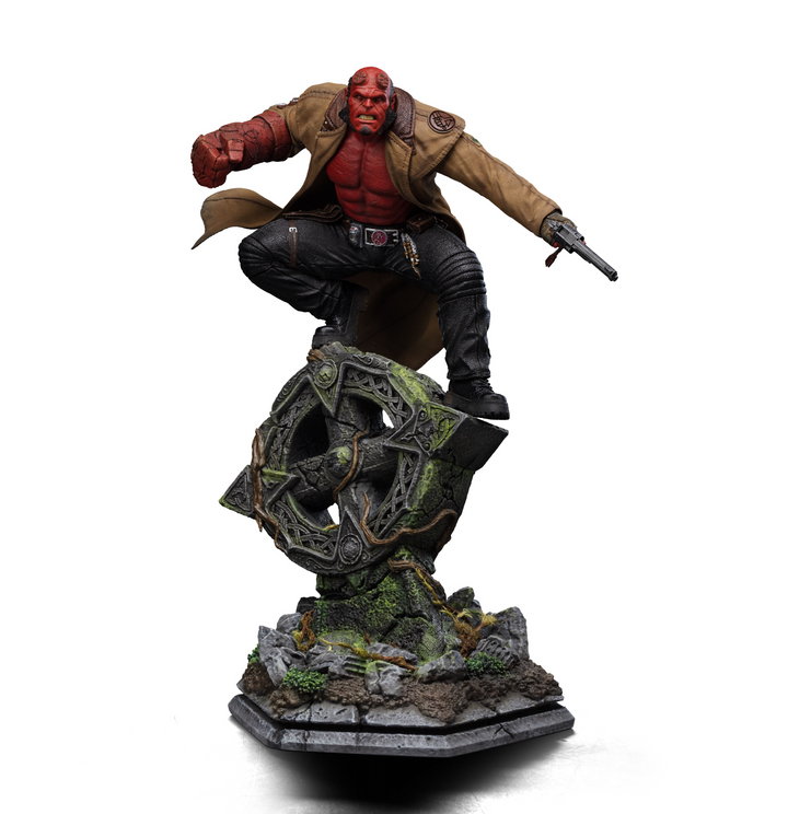 Iron Studios Hellboy II: The Golden Army Battle Diorama Series Hellboy 1/10 Art Scale Limited Edition Statue