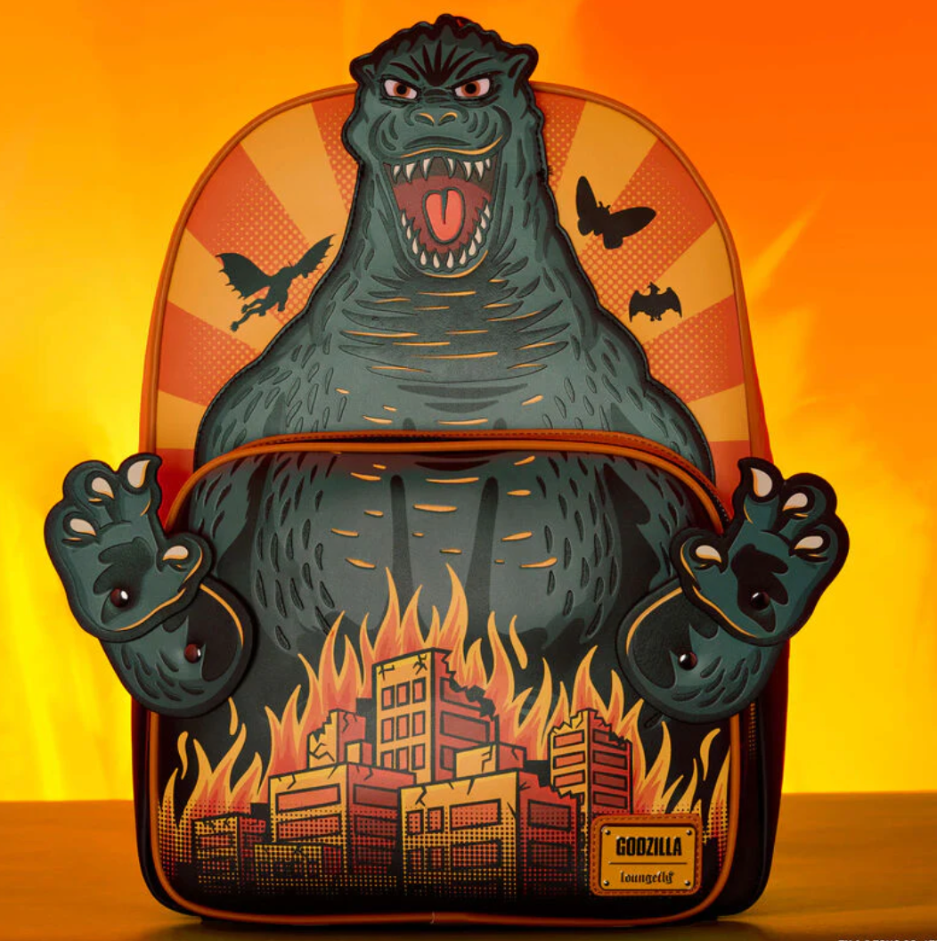 Loungefly Godzilla Full Size Cosplay Backpack