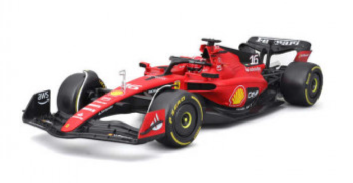 Formula 1 Ferrari SF-23 Charles Leclerc Official Diecast 1:43 Scale Model with Helmet