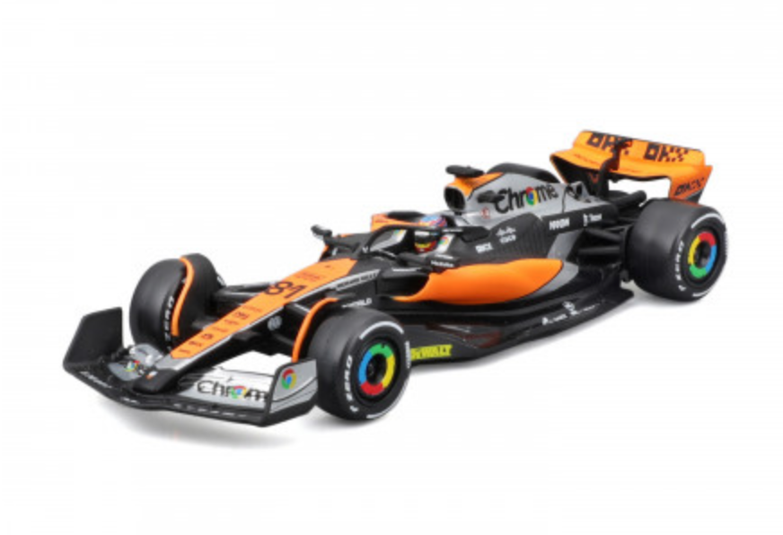 Formula 1 McLaren MCL60 Oscar Piastri Official Diecast 1:43 Scale Model with Helmet