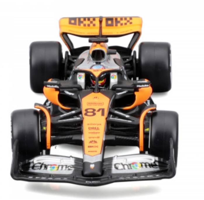 Formula 1 McLaren MCL60 Oscar Piastri Official Diecast 1:43 Scale Model with Helmet