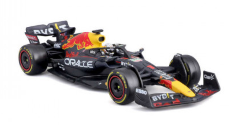 Formula 1 Red Bull Racing RB18 Max Verstappen Official Diecast Model with Helmet