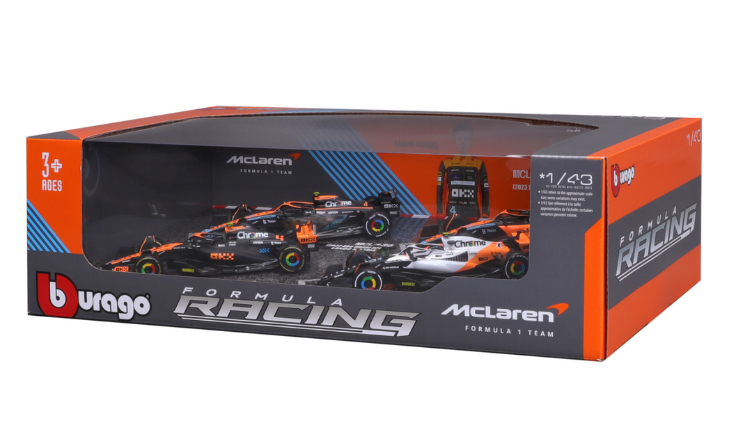 Formula 1 McLaren F1 Lando Norris Official Highlights 4-Pack Collector’s Edition Set