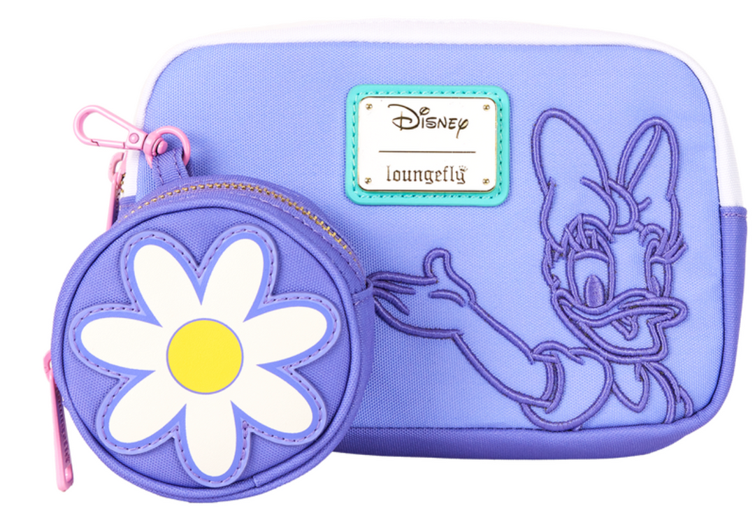 Loungefly Disney Daisy Duck Nylon Sling Bag