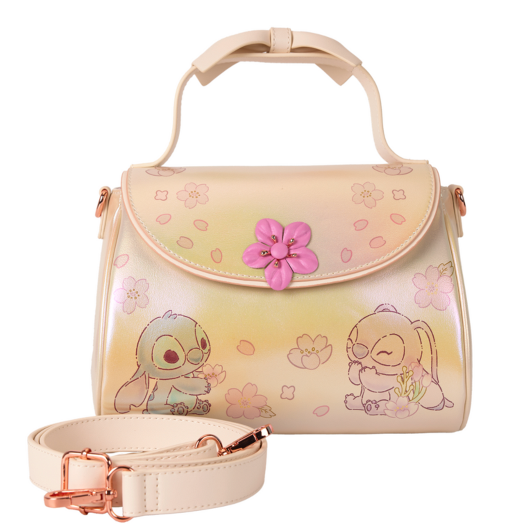 Loungefly Disney Cute Stitch Bow Handle Crossbody Bag