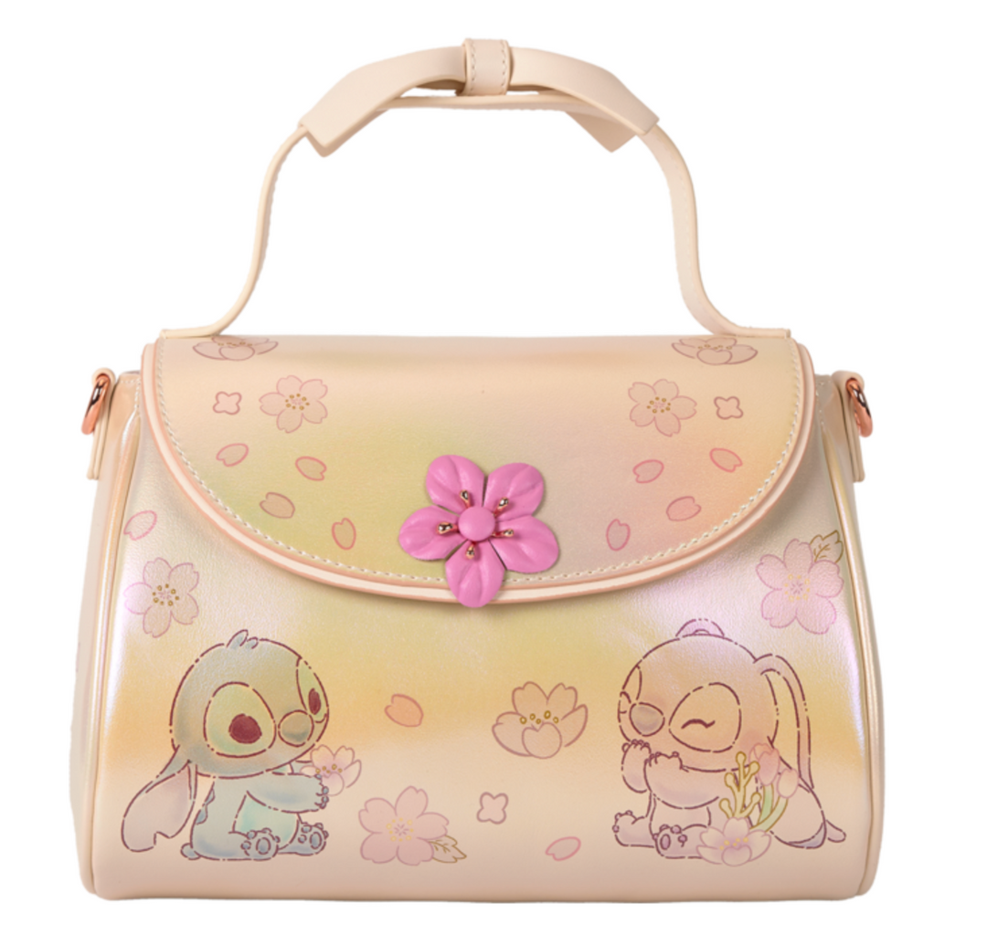 Loungefly Disney Cute Stitch Bow Handle Crossbody Bag