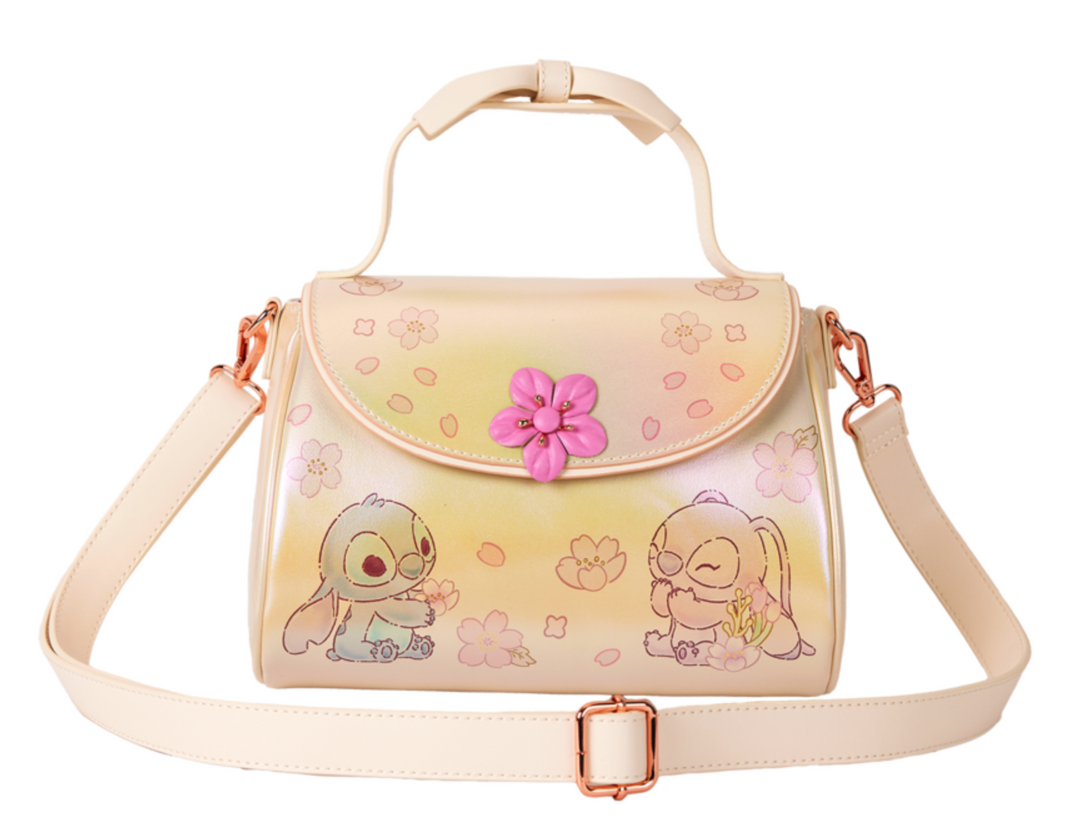 Loungefly Disney Cute Stitch Bow Handle Crossbody Bag