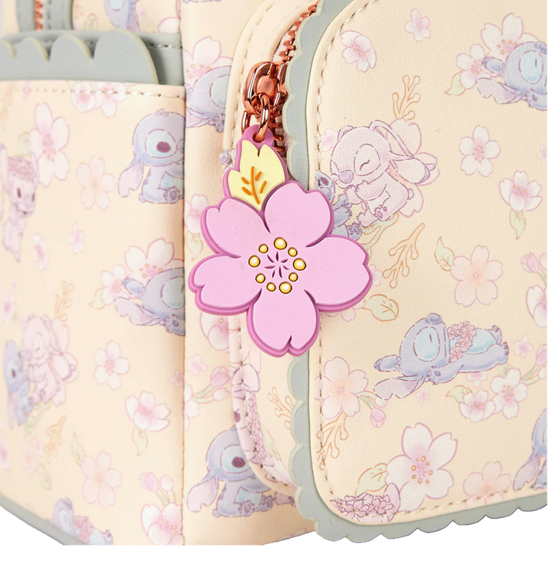 Loungefly - Disney Stitch Cherry Blossom Cute Mini Backpack