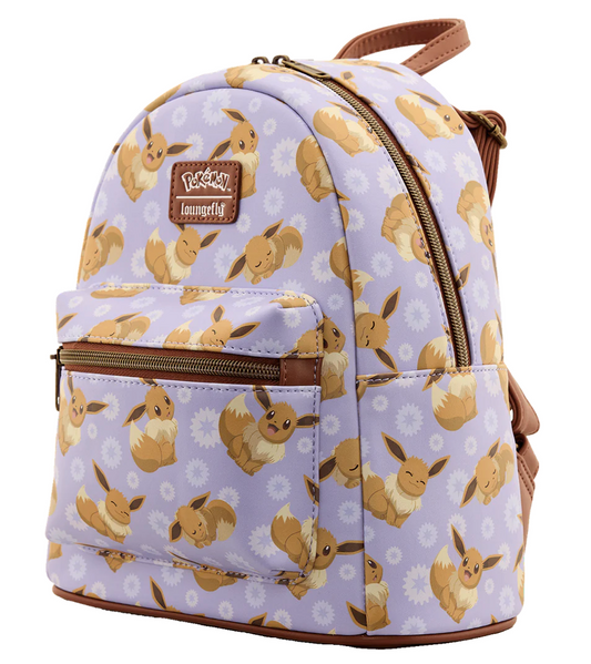 Loungefly - Pokémon Eevee All Over Print Mini Backpack