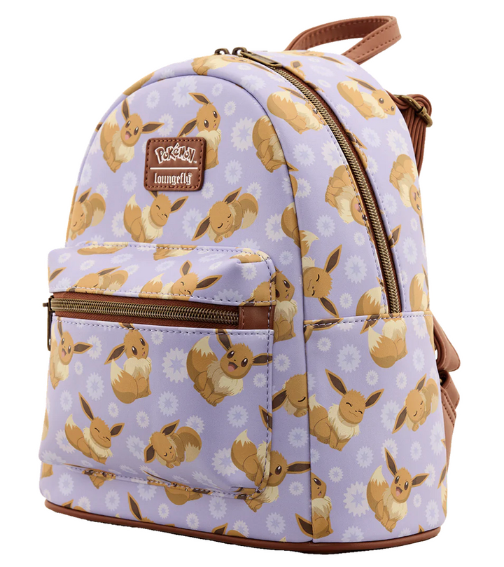 Loungefly Pokemon Eevee All Over Print Mini Backpack