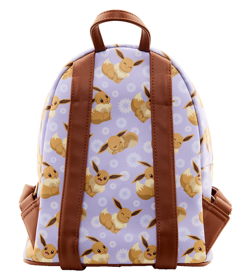 Loungefly Pokemon Eevee All Over Print Mini Backpack