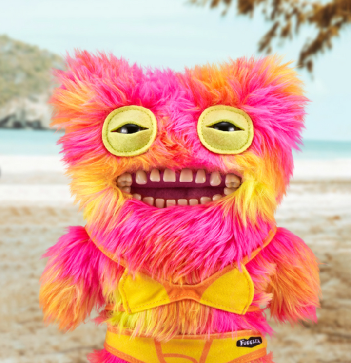Fuggler Vacay Vibes Mr Buttons 9" Plush