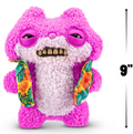 Fuggler Vacay Vibes Sketchy Squirrel 9 Plush, close-up detail